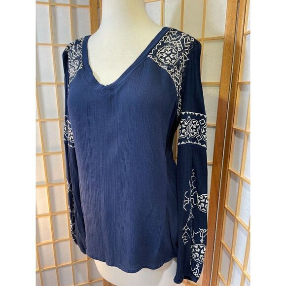 Francesca's Miami Med Boho Blouse - Picture 9 of 16